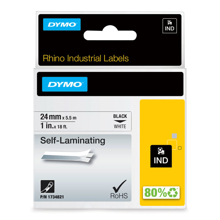EAN 0071701202437 - DYMO 24mm RHINO Self-Laminating Vinyl tape cinta para impresora de etiquetas imagen 1