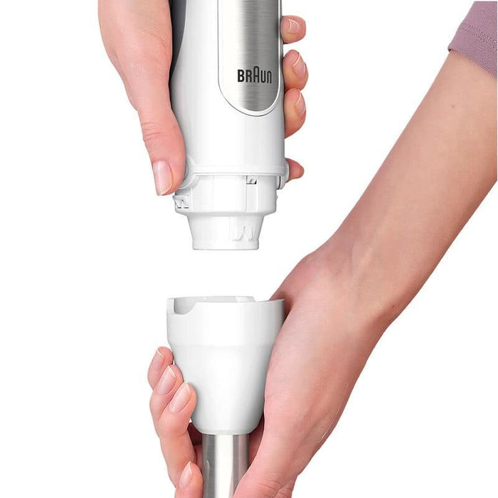 EAN 8021098001337 - Braun MultiQuick 7 MQ7000 WH 0,6 L Batidora de inmersión 1000 W Acero inoxidable, Blanco imagen 5