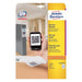 EAN 4004182052808 - Avery L7121-25 etiqueta autoadhesiva Plaza Permanente Blanco 500 pieza(s) imagen 1