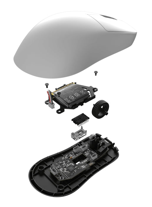 Endgame Gear Op1w 4k V2 Wireless Gaming-Ratón, 4.000hz - Blanco