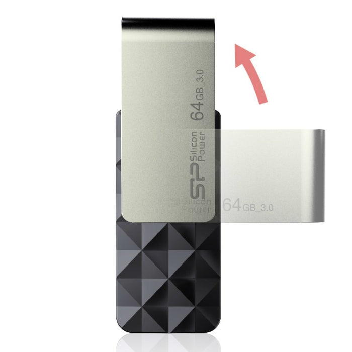 EAN 4712702632200 - Silicon Power Blaze B30 unidad flash USB 64 GB USB tipo A 3.2 Gen 1 (3.1 Gen 1) Negro imagen 6