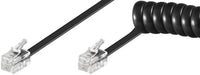 EAN 4040849680021 - Goobay 68002 cable telefónico 4 m Negro imagen 1