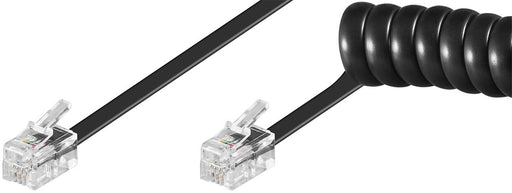 EAN 4040849680021 - Goobay 68002 cable telefónico 4 m Negro imagen 1