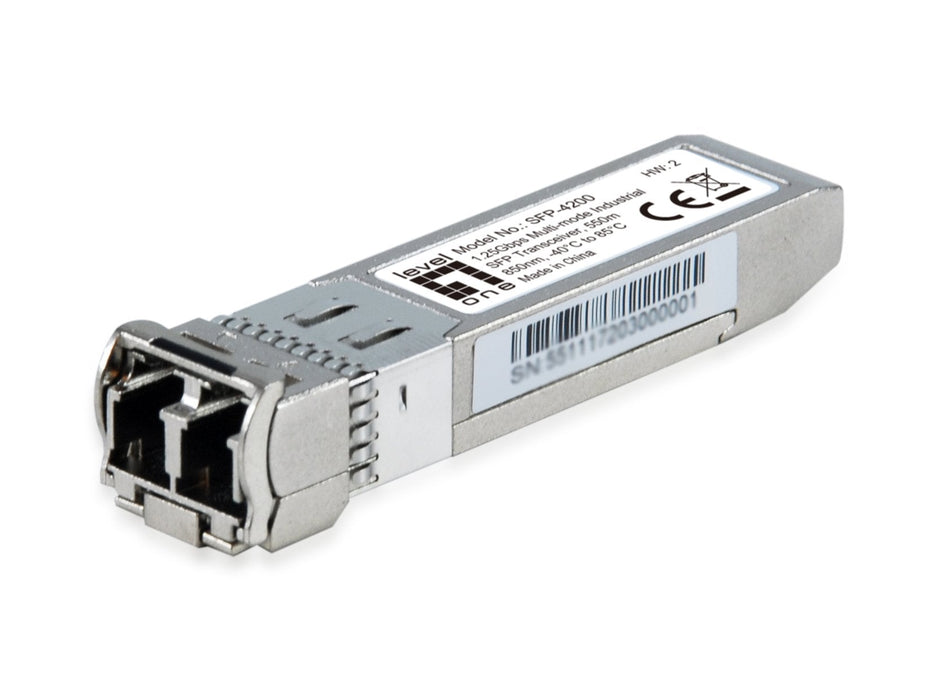 Levelone Sfp-4200 Red Modulo Transceptor Fibra Óptica 1250 Mbit/S 850 Nm