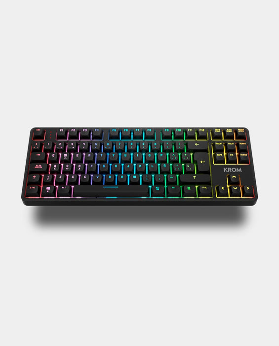 EAN 8436587975165 - Krom NXKROMKERNELPROSP teclado Juego USB + RF Wireless + Bluetooth QWERTY Español Negro, Blanco imagen 7