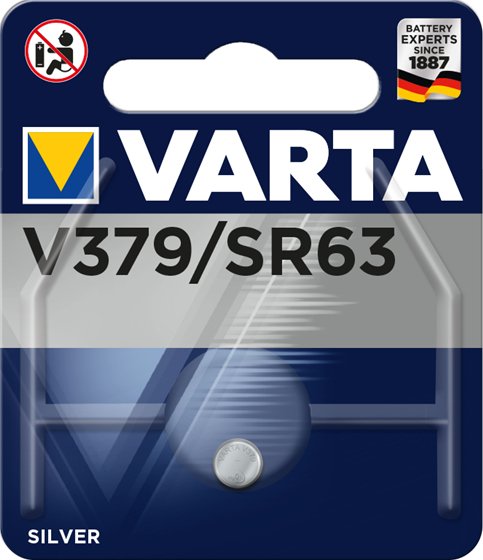 EAN 4008496317172 - Varta V379 Batería de un solo uso SR63 Óxido de plata imagen 1