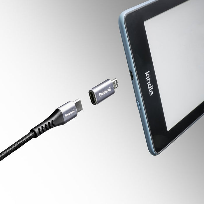 EAN 4034303038121 - Intenso 7600213 cambiador de género para cable Antracita imagen 7