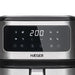 EAN 5608475032097 - Haeger AF-D50.004A freidora Sencillo 5 L 1200 W Freidora de aire caliente Negro, Acero inoxidable imagen 4