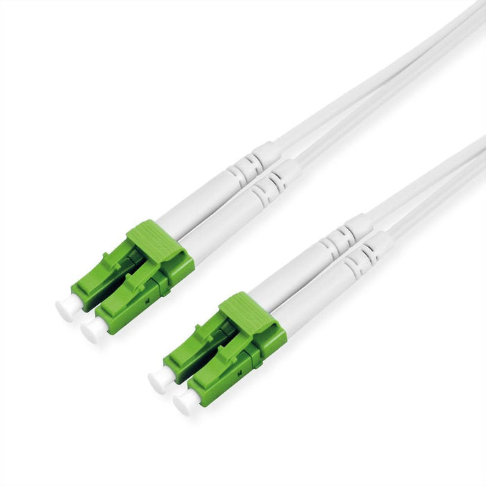 Roline Lwl-Cable Duplex, 9 125m Os2, Lc-Apc Lc-Apc, Stahlarmiert, Lsoh, Wei, 15 M
