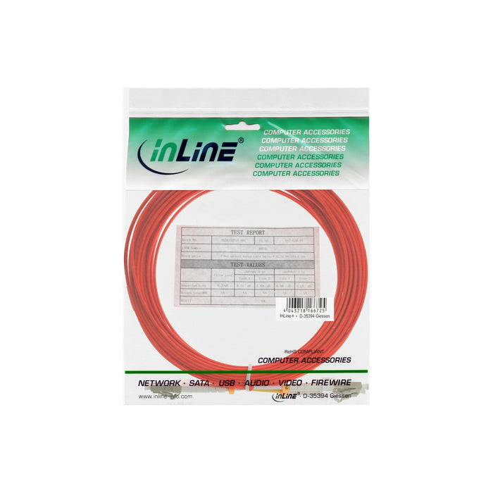 Cable Dúplex De Fibra Óptica Inline Lc/Lc 62,5/125 ?M Om1 0,5 M