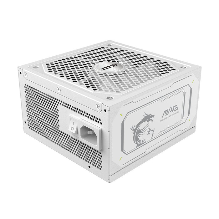 Fuente De Alimentación Msi Mag A1000gl Pcie5 White 1000 W 24-Pin Atx Atx Blanco