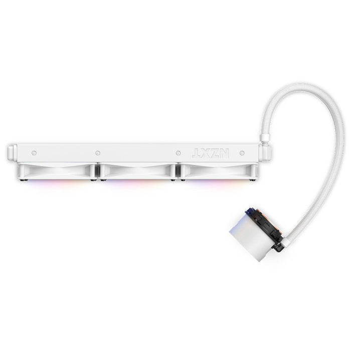 Refrigerador Liquido Cpu Nzxt Kraken 360 Rgb 3x120 Blanco Vent Rgb Display Lcd