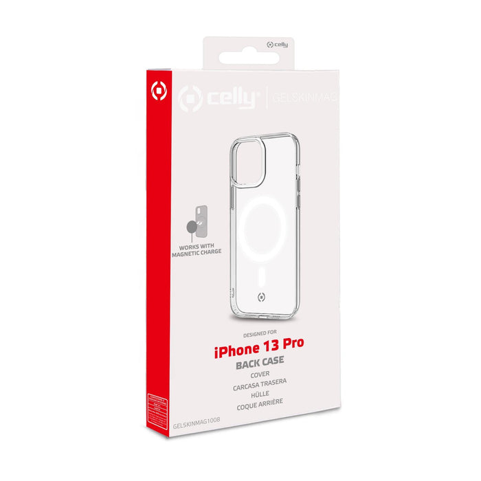 EAN 8021735190400 - Celly GELSKINMAG iPhone 13 Pro funda para teléfono móvil 15,5 cm (6.1") Transparente, Blanco imagen 4