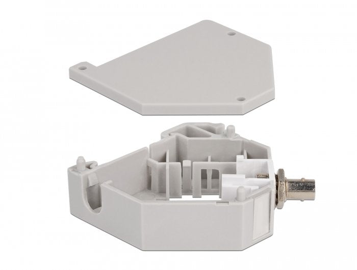 Delock Adaptador De Carril Din Con Keystone St Simplex Hembra A St Simplex Hembra Color