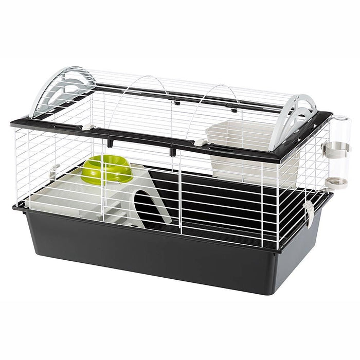 EAN 8010690092546 - Ferplast Casita 80 Cobaya Negro, Blanco imagen 1