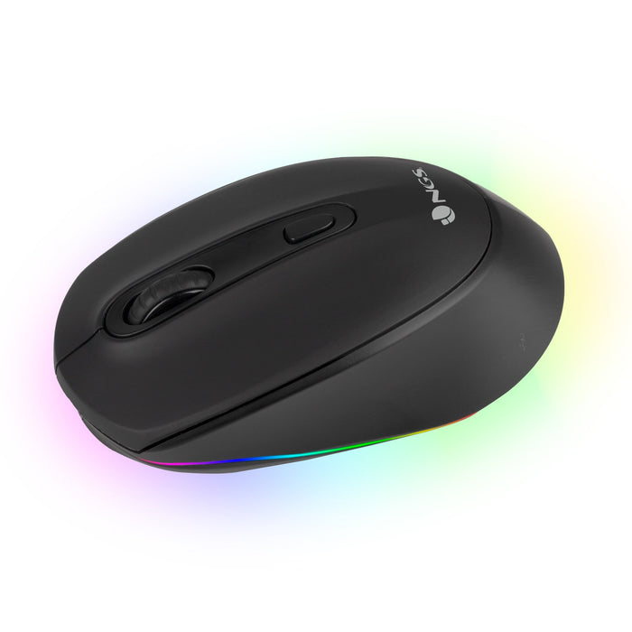 EAN 8435430619096 - NGS SMOG-RB ratón Juego Ambidextro RF Wireless + Bluetooth Óptico 2400 DPI imagen 3