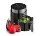 EAN 8595631034484 - Concept FR2500 freidora Sencillo 2,5 L 1200 W Freidora de aire caliente Negro imagen 4