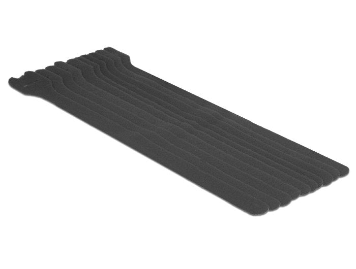 EAN 4043619186884 - DeLOCK 18688 velcro Negro 10 pieza(s) imagen 2
