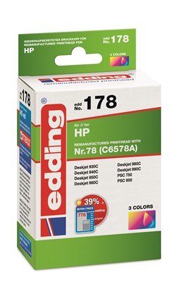 Printer Cartridge Edd-178 Color Compatible With Hp 78 C6578a