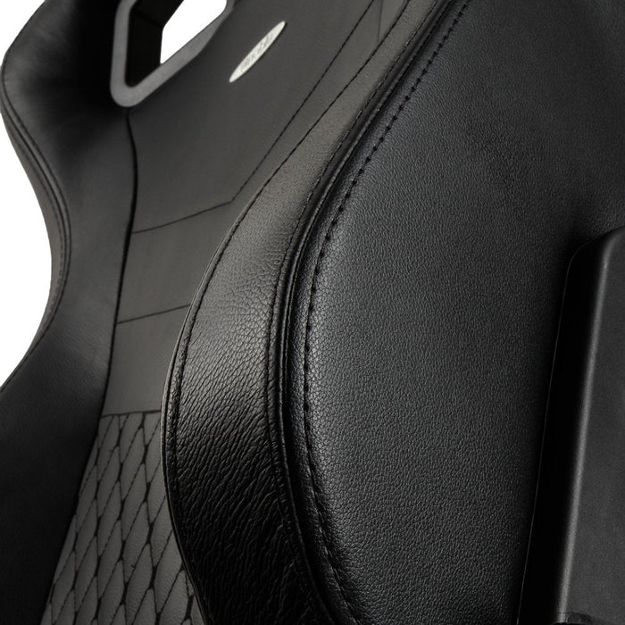 Noblechairs Epic Echtleder Gaming Silla - Negro