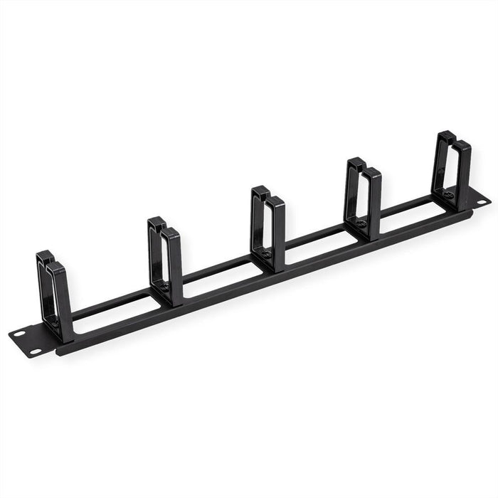 Value 19-Zoll-Frontplatte, 5 Cablesen Typ C, Cabledurchfhrung, Schwarz