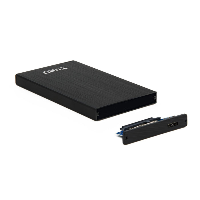 EAN 8433281006850 - TooQ TQE-2527B caja para disco duro externo Caja de disco duro (HDD) Negro 2.5" imagen 3