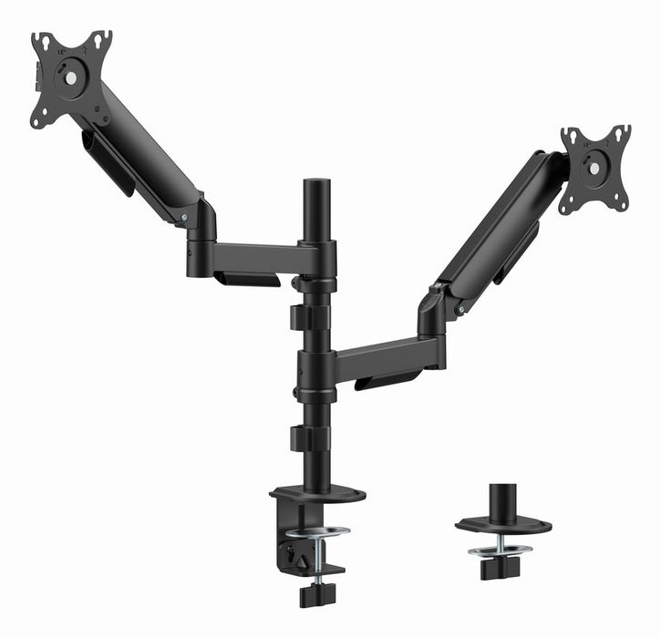 EAN 8716309135351 - Gembird MA-DA2P-02 soporte para monitor 81,3 cm (32") Escritorio Negro imagen 1