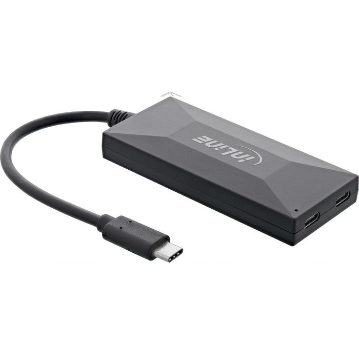 Inline Usb 3.2 Gen.1 Otg Hub, Usb Tipo C A 2 Puertos Tipo C Y 3 Puertos Tipo A, Sin Fuente De Alimentación
