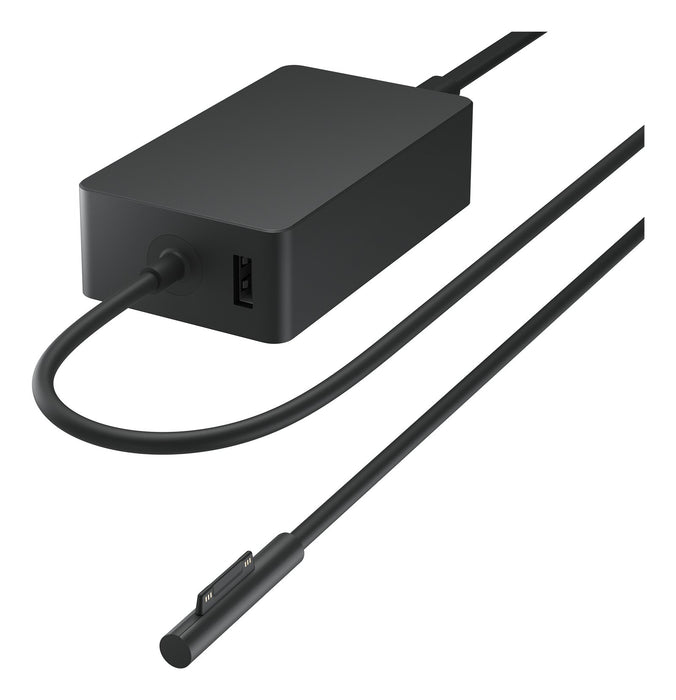 EAN 0196388144242 - Microsoft Surface 65W Power Supply Portátil, Tableta Negro Corriente alterna Interior imagen 1