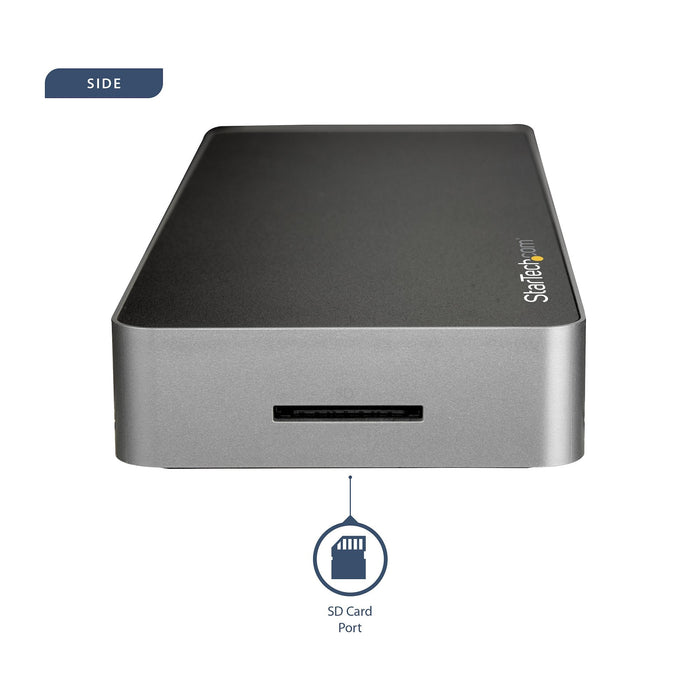 Startech Docking Station Usb-C De Vídeo Displayport Y Hdmi Con Entrega De Alimentación