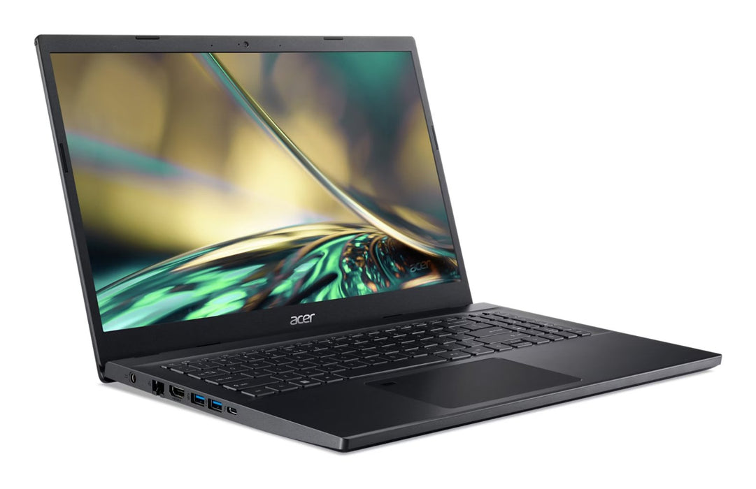 Notebook Gaming Aspire 7 A715-76g-5303 I5-12450h, 15.6 Fhd, 16gb, 512gb Ssd, Geforce Rtx 3050 4gb, Noos, Negro