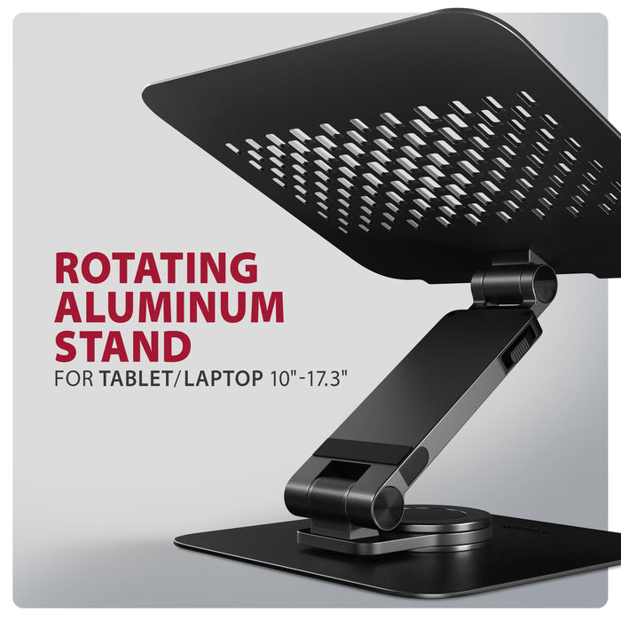 EAN 8595247909206 - Axagon STND-LRB Laptop-Ständer, 360° drehbar, Doppelgelenk, verlängerbar Soporte para ordenador portátil  imagen 2