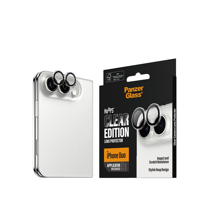 EAN 5715685044953 - PanzerGlass ® Hoops® Camera Lens Protector Transparent iPhone Duo Protector de pantalla Apple 1 pieza(s) imagen 6
