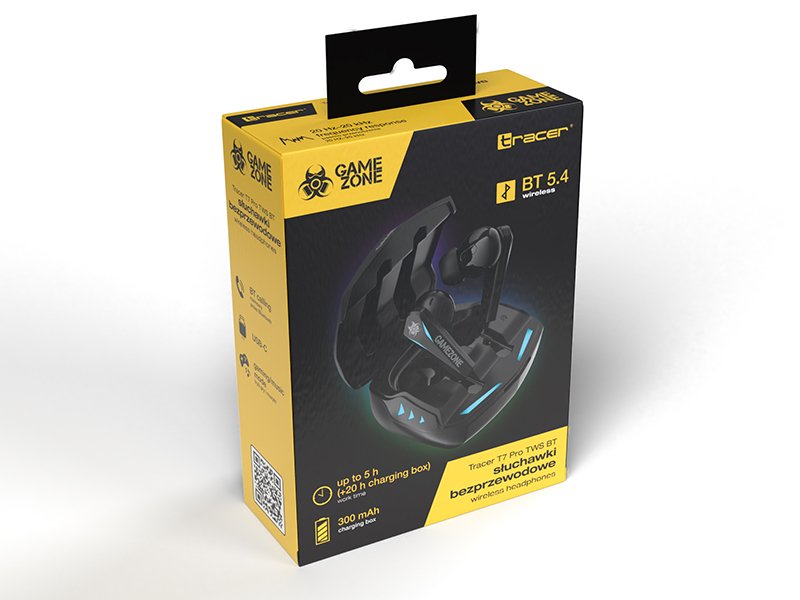 EAN 5907512874226 - Tracer GAMEZONE T7 PRO Auriculares True Wireless Stereo (TWS) Dentro de oído Juego USB Tipo C Bluetooth N imagen 12