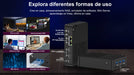 EAN 8436588883667 - Leotec LEMPC23 PC/estación de trabajo barebone Cubo Negro N150 3,6 GHz imagen 4