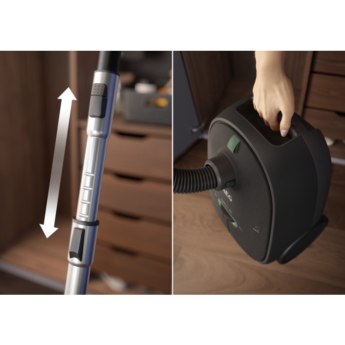 Aspirador De Tambor Aeg Ab61c2oko 3,5 L Secar 650 W Bolsa Para El Polvo