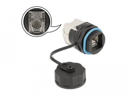 EAN 4043619866991 - DeLOCK 86699 conector RJ45/ Cat.6A LSA Negro imagen 1