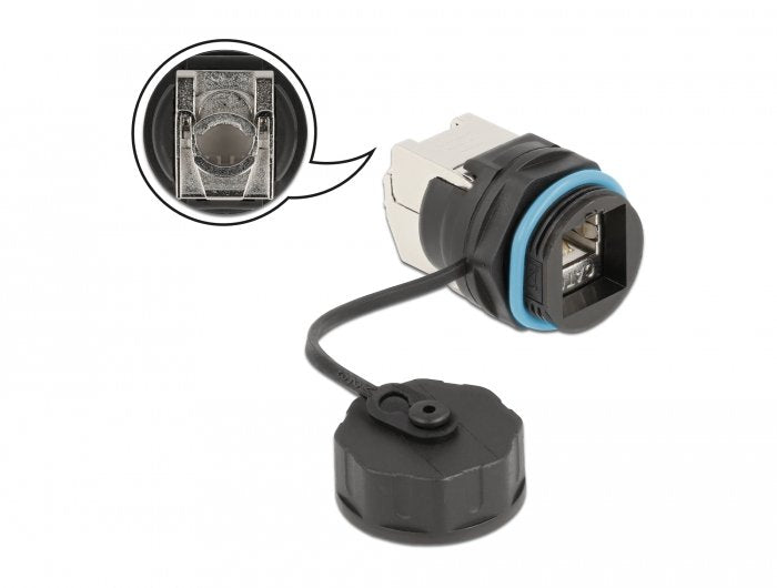 EAN 4043619866991 - DeLOCK 86699 conector RJ45/ Cat.6A LSA Negro imagen 1