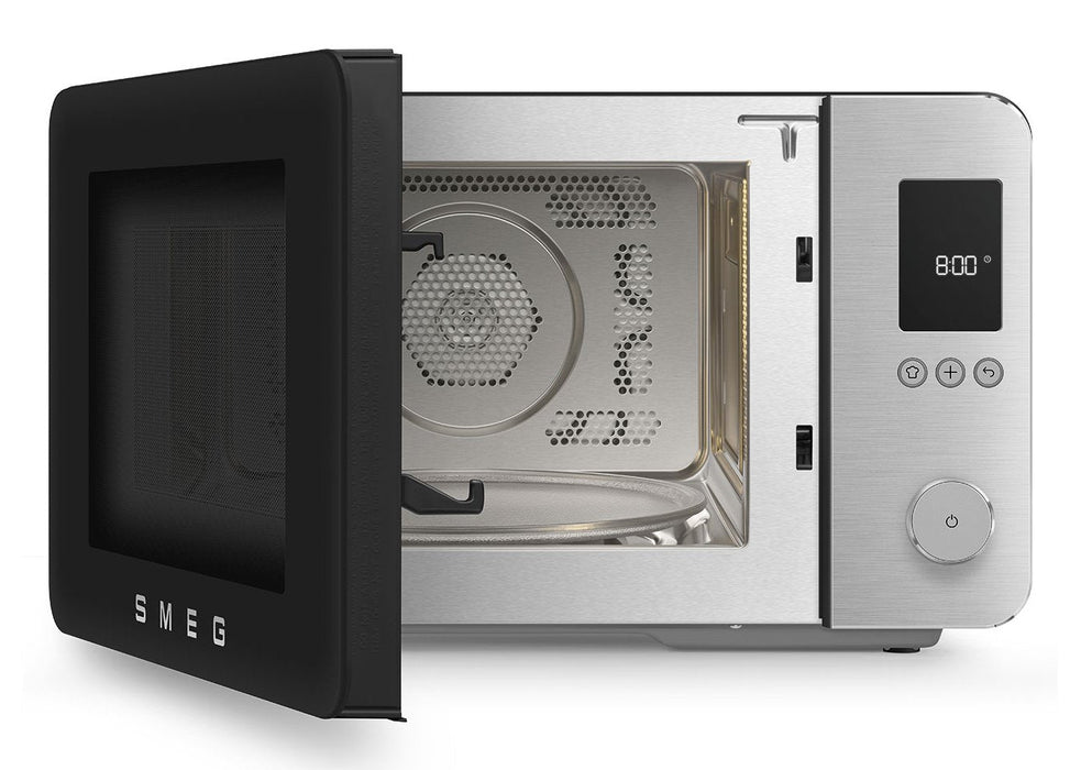 Microondas Smeg Moc02blmeu Combo De Sobremesa + Ventilador/Grill