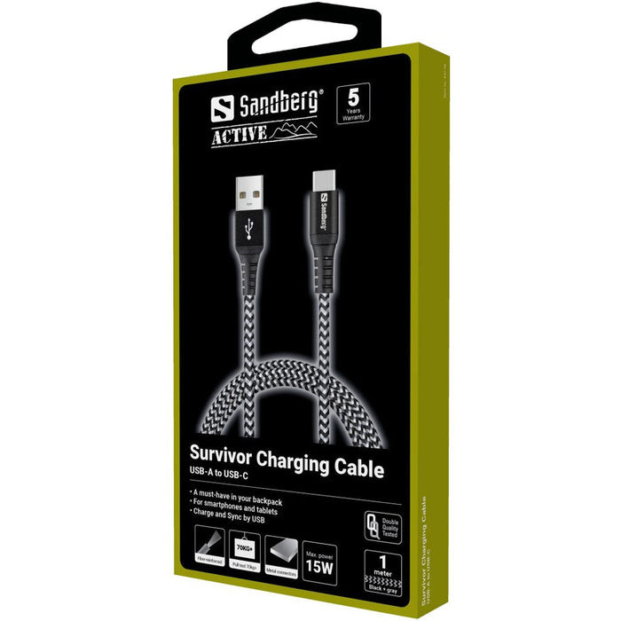 Sandberg Survivor Usb-C- Usb-A Cable 1m