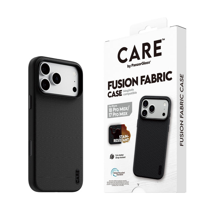 Panzerglass Care Fusion Fabric Case Negro Magsafe Iphone 18 Pro Max/ 17 Pro Max