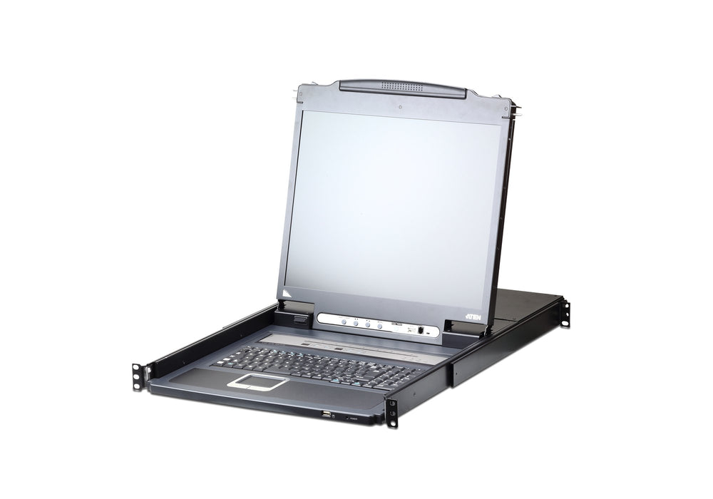 EAN 4710469344015 - ATEN CL5708IM-ATA-2XK06SG consola de rack 43,2 cm (17") Negro 1U imagen 1