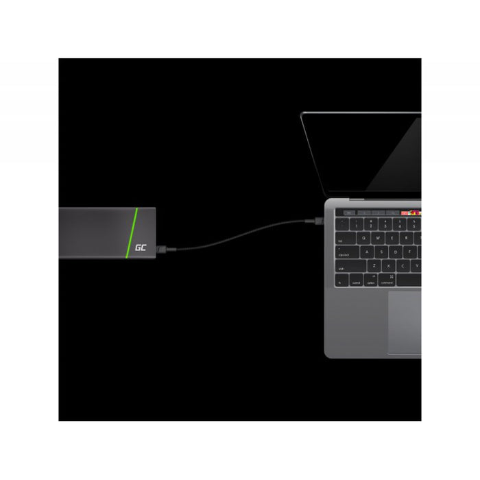 EAN 5907813963605 - Green Cell KABGC31 cable USB USB 2.0 0,3 m USB C Negro imagen 2