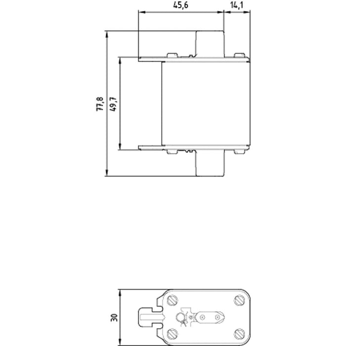 Siemens 3na3832 Nh00 125a 500vac 250dc Gl Gg Sicherung Spannungsfhrend