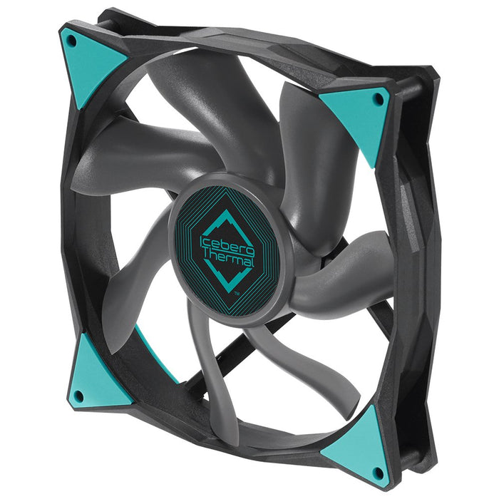 EAN 1230000071086 - Iceberg Thermal IceGALE Carcasa del ordenador Ventilador 14 cm Negro 1 pieza(s) imagen 2