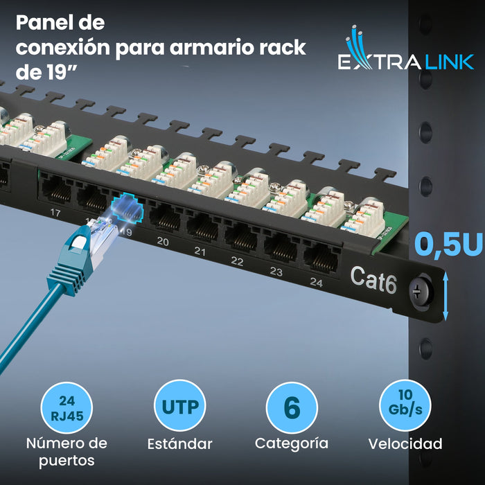 EAN 5902560369663 - Extralink EX.9663 panel de parcheo 0.5U imagen 12