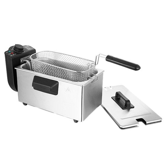 EAN 7350034662051 - Emerio DF-120482 freidora Doble 3 L Independiente 2000 W Negro, Acero inoxidable imagen 1