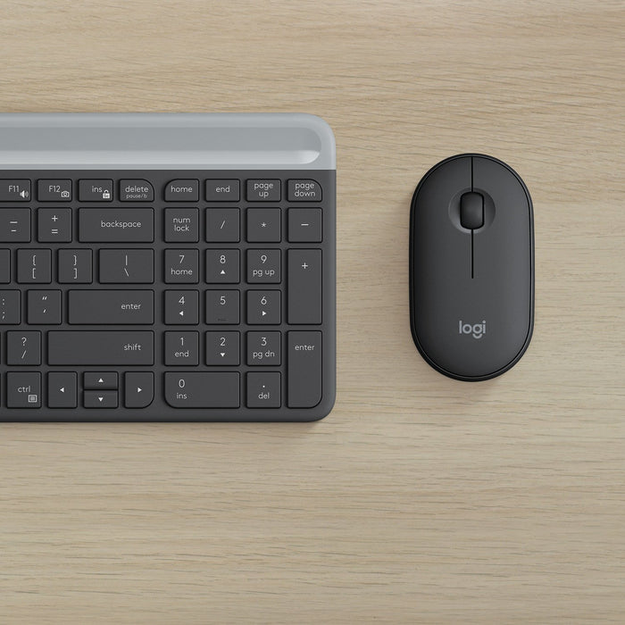 EAN 5099206086500 - Logitech 920-009194 teclado Ratón incluido Universal RF inalámbrico AZERTY Belga Grafito imagen 25