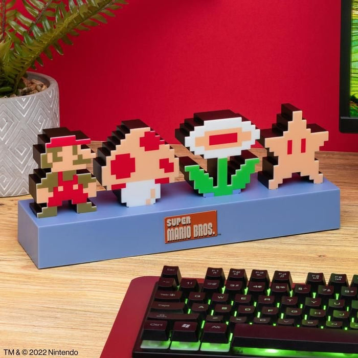 Lámpara Paladone Super Mario Icons Light