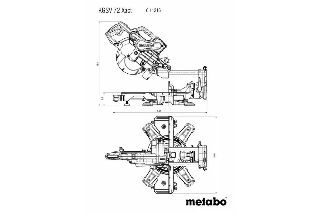 EAN 4007430296436 - Metabo KGSV 72 XACT 6300 RPM 1800 W imagen 2
